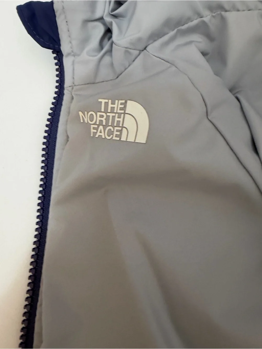 The North Face Baby Reversible Perrito Hooded Jacket size 6-12 months-blue
